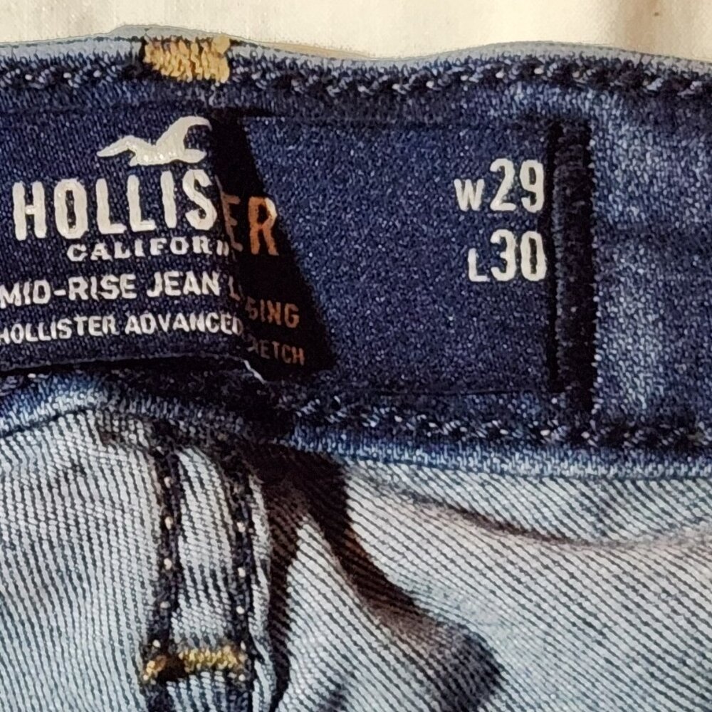 Hollister jeans leggings sz 9 Long skinny good condition - Picture 5 of 5